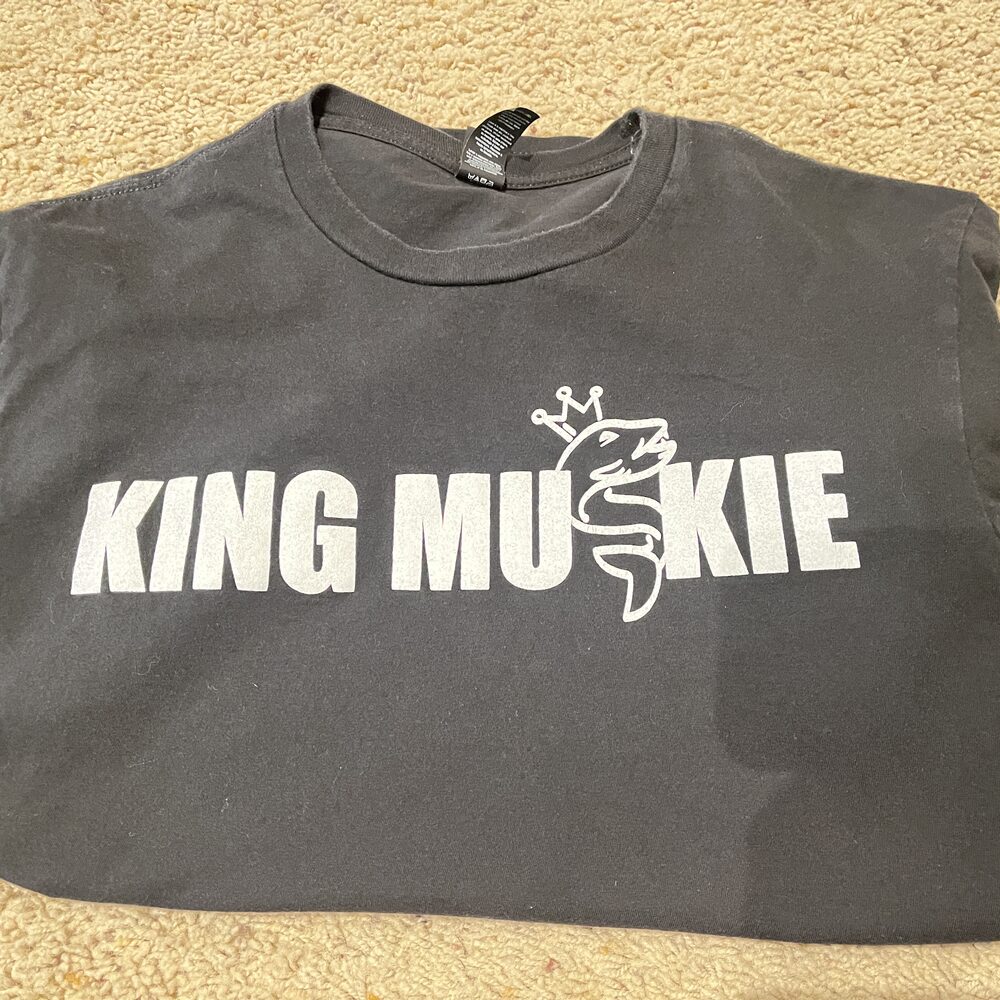 King Muskie Party Rock Band grey t-shirt